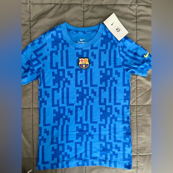 Nike Other - Nike Blue Barcelona Jersey Athletic Wear
